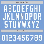 Custom Light Blue White Pinstripe White Authentic Baseball Jersey