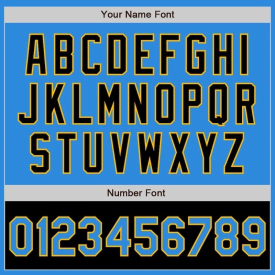 Custom Powder Blue Gold-Black Bomber Varsity Letterman Two Tone Zipper Jacket