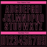 Custom Black Pink Sublimation Soccer Uniform Jersey Custom Black Pink Sublimation Soccer Uniform Jersey