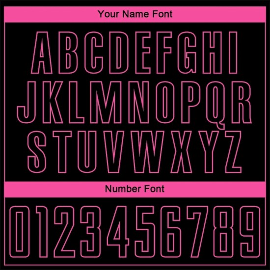 Custom Black Pink Sublimation Soccer Uniform Jersey Custom Black Pink Sublimation Soccer Uniform Jersey