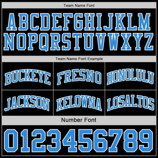 Custom Reversible Black Powder Blue-White Double Side Sublimation Basketball Suit Jersey