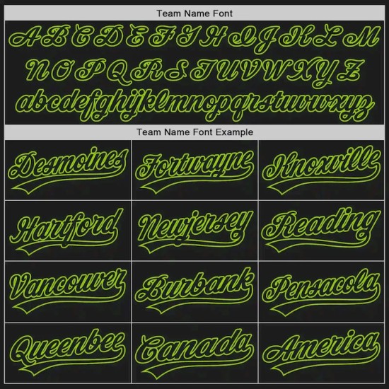 Custom Black Neon Green 3D Pattern Design Abstract Network Authentic Baseball Jersey