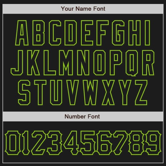 Custom Black Neon Green 3D Pattern Design Abstract Network Authentic Baseball Jersey