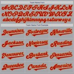 Custom Gray Red-Old Gold Authentic Two Tone Baseball Jersey