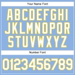 Custom Light Blue White Pinstripe Yellow Authentic Baseball Jersey