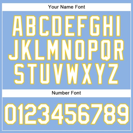 Custom Light Blue White Pinstripe Yellow Authentic Baseball Jersey