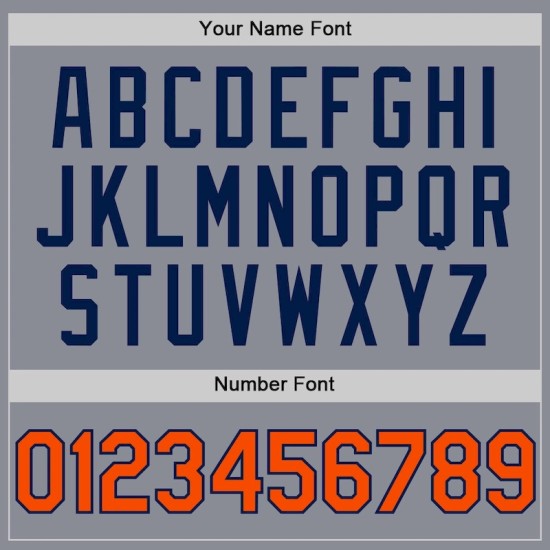 Custom Gray Orange-Navy Bomber Full-Snap Varsity Letterman Two Tone Hoodie Jacket Custom Gray Orange-Navy Bomber Full-Snap Varsity Letterman Two Tone Hoodie Jacket