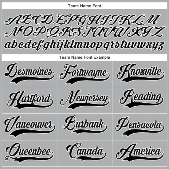 Custom Gray Black-White Authentic Baseball Jersey