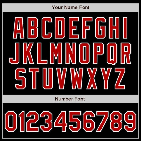 Custom Black Red-Light Blue Bomber Full-Snap Varsity Letterman Split Fashion Jacket