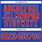 Custom Royal Red-White Authentic Baseball Jersey