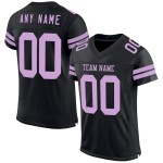 Custom Black Light Purple Mesh Authentic Football Jersey Custom Black Light Purple Mesh Authentic Football Jersey