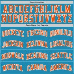 Custom Panther Blue Orange-White Authentic Basketball Jersey