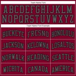 Custom Maroon Steel Gray-Black Authentic Throwback Basketball Jersey