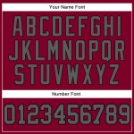 Custom Maroon Steel Gray-Black Authentic Throwback Basketball Jersey