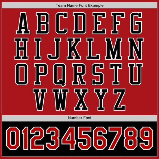 Custom Red Black-White Bomber Full-Snap Varsity Letterman Two Tone Jacket