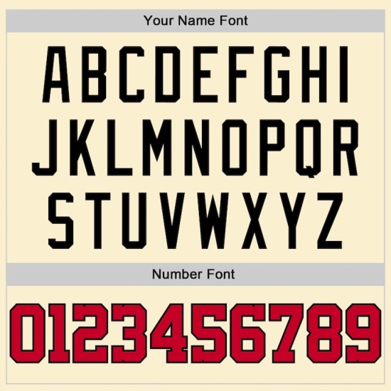 Custom Cream Red-Black Authentic Throwback Basketball Jersey