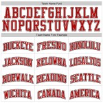 Custom White Red Pinstripe Red-Black Authentic Basketball Jersey Custom White Red Pinstripe Red-Black Authentic Basketball Jersey