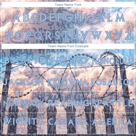 Custom Graffiti Pattern Light Blue-White 3D Freedom Authentic Baseball Jersey Custom Graffiti Pattern Light Blue-White 3D Freedom Authentic Baseball Jersey