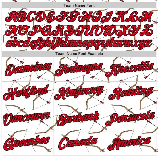 Custom White Fire Red-Black 3D Pattern Design Arrow Archery Bow Target Performance T-Shirt