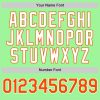 Custom Pea Green Orange-White 3D Pattern Design Gradient Style Twinkle Star Authentic Baseball Jersey - Image 5