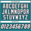 Custom Teal White-Red Authentic Baseball Jersey - Image 5