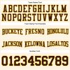 Custom Stitched Cream Brown-Gold Football Pullover Sweatshirt Hoodie - Image 3