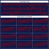 Custom Navy Navy-Red Performance Vapor Golf Polo Shirt - Image 4
