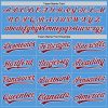 Custom Powder Blue Crimson-White Performance Vapor Golf Polo Shirt - Image 4