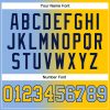 Custom Stitched Light Blue Yellow-Navy Gradient Fashion Sports Pullover Sweatshirt Hoodie - Image 4