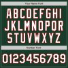 Custom Green White-Red Bomber Full-Snap Varsity Letterman Two Tone Jacket - Image 5