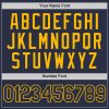 Custom Navy Navy-Gold Performance T-Shirt - Image 4