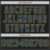 Custom Black Royal Pinstripe Yellow Two-Button Unisex Softball Jersey - Image 5