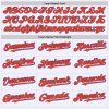 Custom White Purple-Orange Mesh Authentic Throwback Baseball Jersey - Image 4