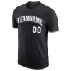 Custom Black White-Gray Performance T-Shirt - Image 5